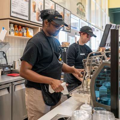 Baristas at Klatch Coffee Fullerton