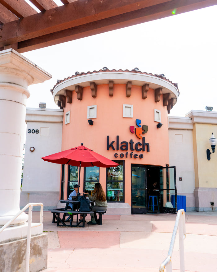 Photograph of Klatch Coffee's Redondo Beach location 