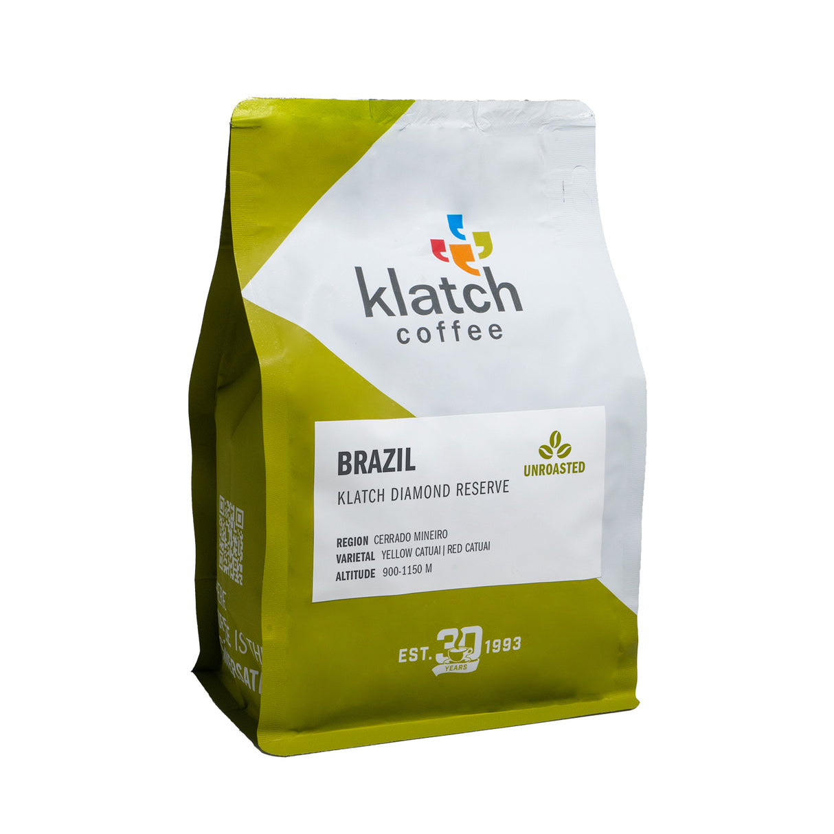 Unroasted Brazil Klatch Diamond Reserve