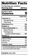 Ready-to-Go Espresso Nutrition Facts