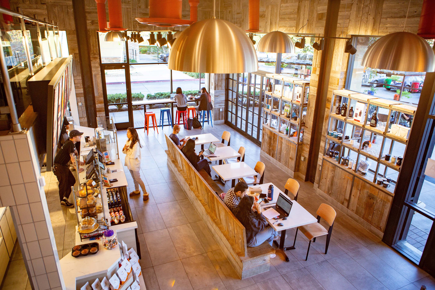 interior of Klatch Coffee Chino Hills location