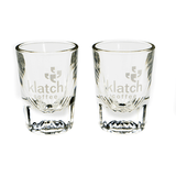 Klatch Shot Glass ~ Set of 2 - Klatch Coffee Roasting